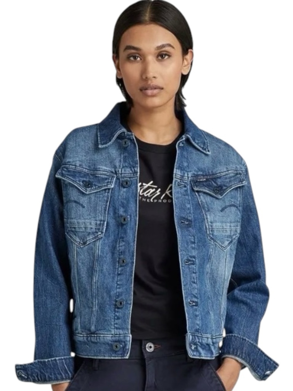 G-Star RAW Arc 3D Denim Jacket Sizes XS or S NWT Santorini Blue Slim Fit Stretch
